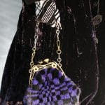 Marc Jacobs Black/Violet Fur Clutch Bag - Fall 2016