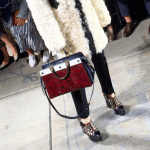 Mulberry White/Navy/Red Leather/Python Chester Bag - Fall 2016