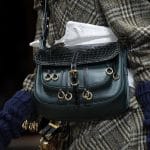 Prada Black/Teal Satchel Bag - Fall 2016