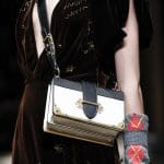 Prada Black/White Cahier Flap Bag - Fall 2016