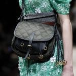 Prada Grey/Black Nylon Satchel Bag - Fall 2016