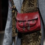 Prada Red Crocodile Satchel Bag - Fall 2016