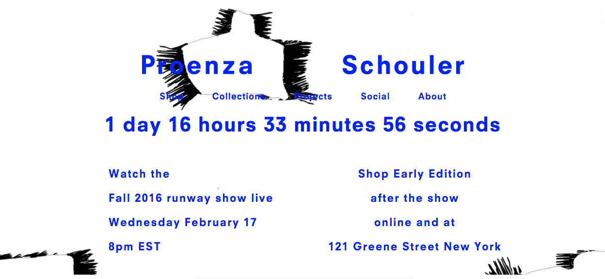 Proenza Schouler Live Stream