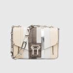 Proenza Schouler White Exotic Stripe Hava Chain Shoulder Bag