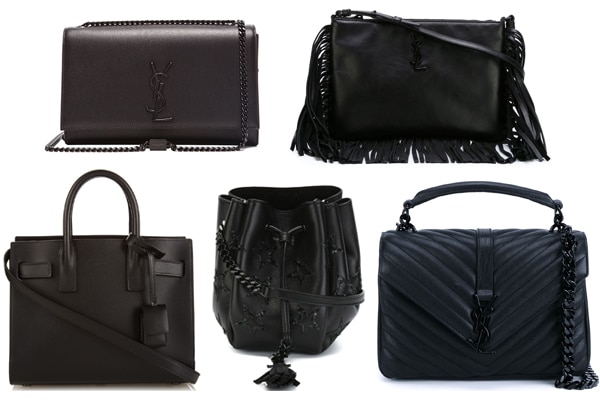 Shop Saint Laurent Black on Black Bags From The SF Shop - Spotted Fashion