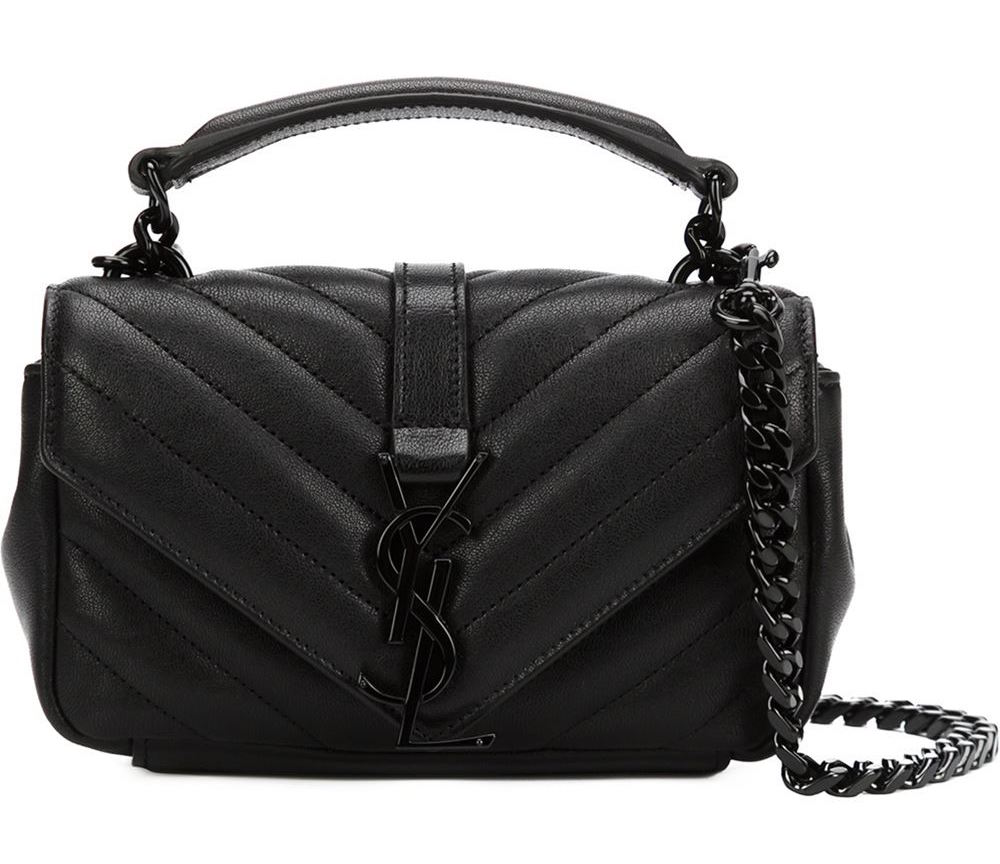 Saint Laurent Matelasse Baby Monogram Shoulder Bag