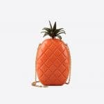 Valentino Orange Ananas Hawaiian Couture Minaudiere Bag