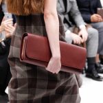 Balenciaga Burgundy Long Clutch Bag - Fall 2016