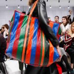 Balenciaga Multicolor Striped Oversized Tote Bag - Fall 2016