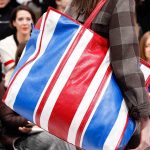 Balenciaga Red/White/Blue Striped Oversized Tote Bag 2 - Fall 2016