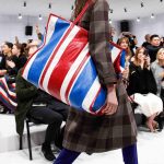Balenciaga Red/White/Blue Striped Oversized Tote Bag - Fall 2016