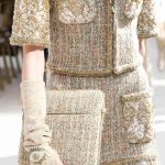 Chanel Beige Tweed Clutch Bag 2 - Fall 2016