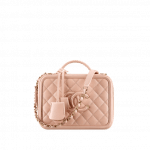 Chanel Beige Vanity Case Small Bag