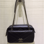 Chanel Black Coco Camera Case Medium Bag