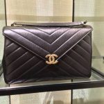 Chanel Black Coco Envelope Large Bag