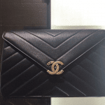 Chanel Black Coco Envelope Large Bag