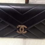 Chanel Black Coco Envelope Mini Bag