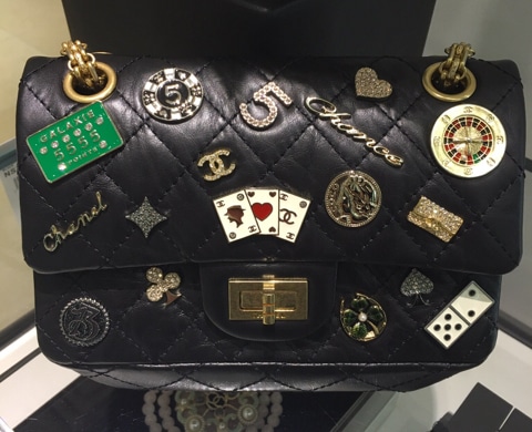 CHANEL BAG 2.55 CASINO LUCKY CHARM IN BLACK LIMITED