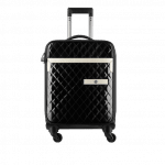 Chanel Black/White Patent Coco Case Trolley Bag
