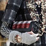 Chanel Black/White/Red Tweed:Leather Flap Bag - Fall 2016