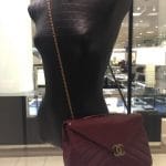 Chanel Burgundy Coco Envelope Medium Bag 2