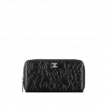 Chanel Camellia Zipped Wallet