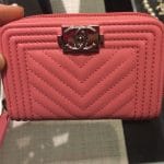 Chanel Chevron Boy Chanel Coin Purse