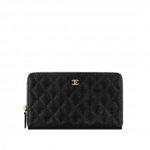 Chanel Classic Quilted Large Zipped Wallet