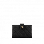 Chanel Classic Quilted Zipped Pocket Wallet