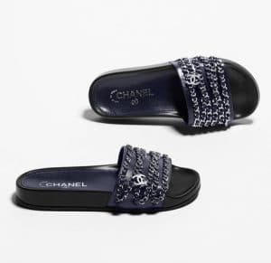 Chanel Flat Chain Slip-on Sandals 1
