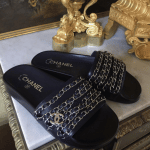 Chanel Flat Chain Slip-on Sandals 2