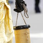 Chanel Gold/Black Spool Minaudiere Bag - Fall 2016