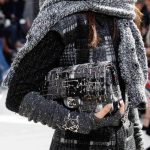 Chanel Grey Tweed Embellished Flap Bag - Fall 2016