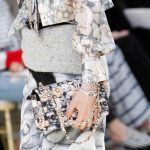 Chanel Grey/Beige Floral Flap Bag - Fall 2016