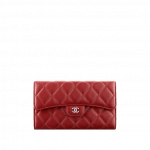 Chanel Lambskin Classic Quilted Flap Wallet
