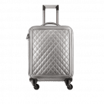Chanel Silver Coco Case Trolley Bag