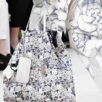Chanel White/Grey Floral Tote Bag - Fall 2016