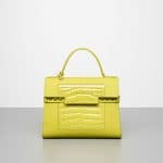 Delvaux Absinthe Smoking Alligator Tempete GM Bag