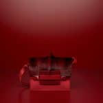 Delvaux Camaieux Rouge de Pourpre Springbok:Nubuck Cheyenne:Lezard Mat Madame Bag