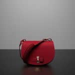 Delvaux Rouge de Pourpre Crispy Calf Le Mutin Bag