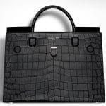 Dior Black Saltwater Crocodile Diorever Large Bag
