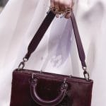 Dior Burgundy Calf Hair Shoulder Bag - Fall 2016