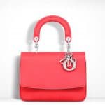Dior Fluorescent Goji Pink Be Dior Flap Mini Bag