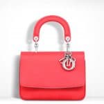 Dior Fluorescent Goji Pink Be Dior Flap Mini Bag