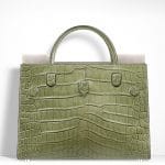 Dior Olive Green Saltwater Crocodile Diorever Bag