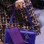 Dior Purple Lizard Phone Pouch and Cannage Shoulder Bags - Fall 2016
