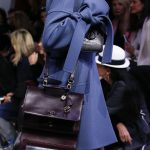 Dior Violet Flap and Grey Crocodile Shoulder Bags - Fall 2016