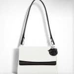 Dior White/Black Be Dior Double Flap Bag