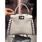 Fendi Beige Fashion Show Peekaboo Mini Bag