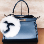 Fendi Blue Fashion Show Peekaboo Mini Bag 2